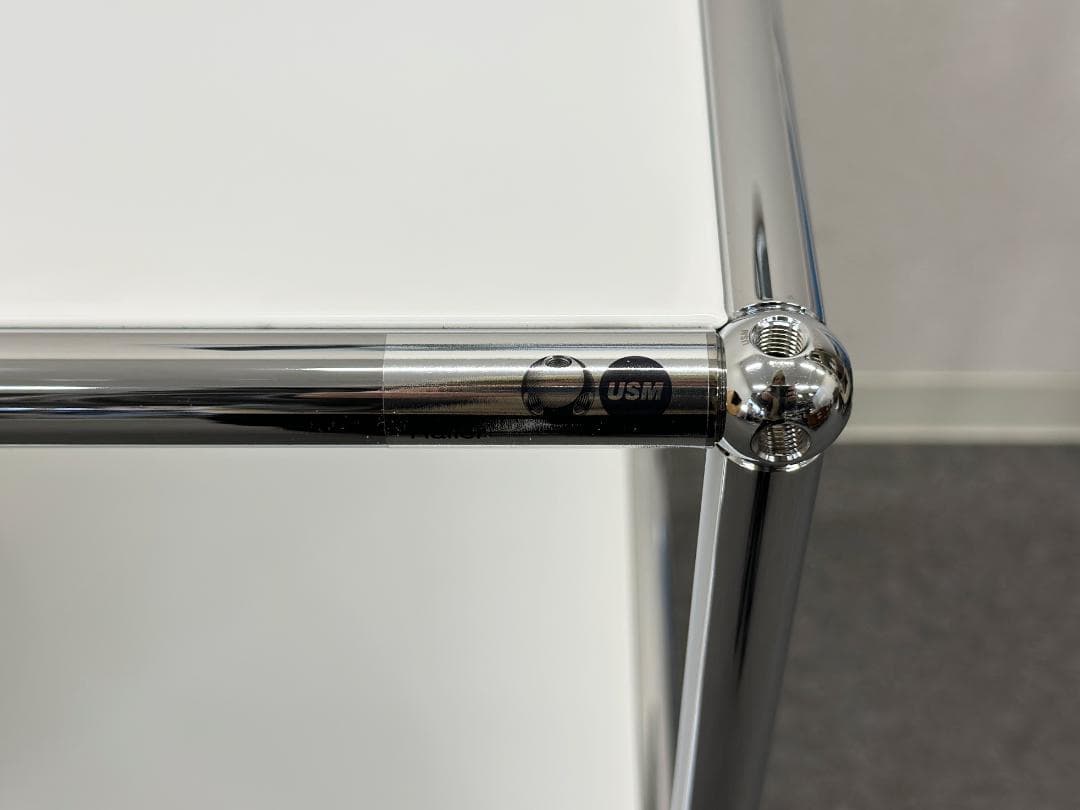 正規品ほぼ未使用品■USMハラー■キャビネットシェルフ　3列2段　ホワイト　鍵無