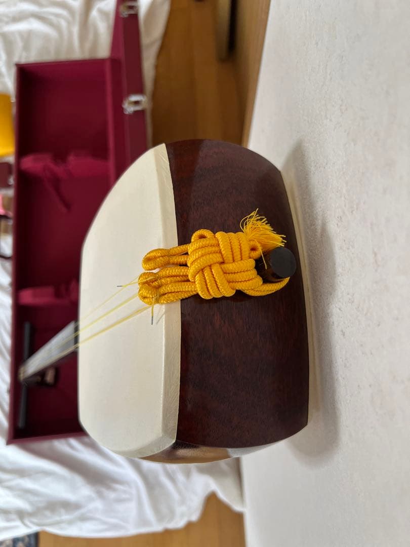 三味線本体、ハードケース、ソフトケース、小物一式