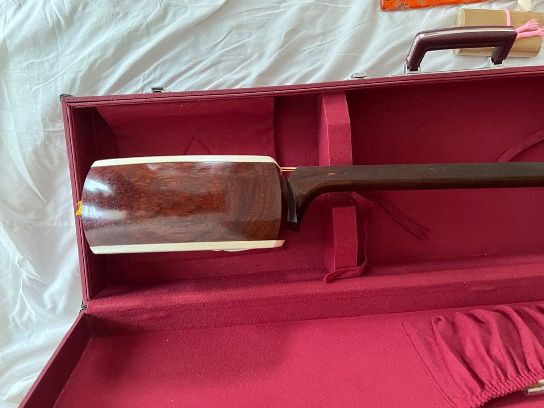 三味線本体、ハードケース、ソフトケース、小物一式