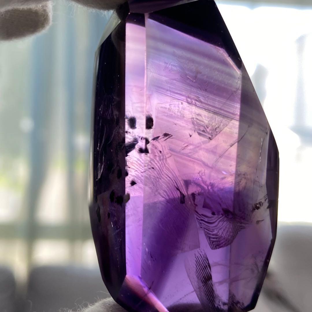 1435 ロマネサイトインアメジスト 原石 57.4×33.1×27.3