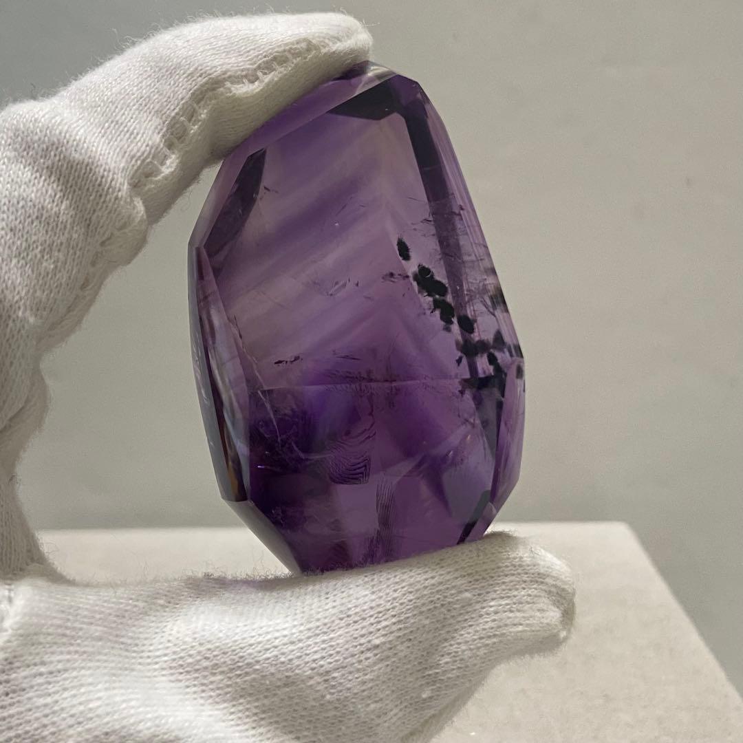 1435 ロマネサイトインアメジスト 原石 57.4×33.1×27.3