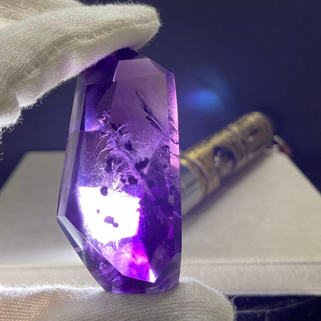 1435 ロマネサイトインアメジスト 原石 57.4×33.1×27.3