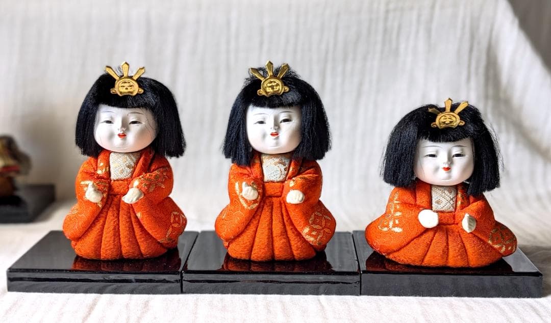 限定お値下げ　美品　雛人形　お雛様　ひな人形　15人揃え　木目込み人形　年代物