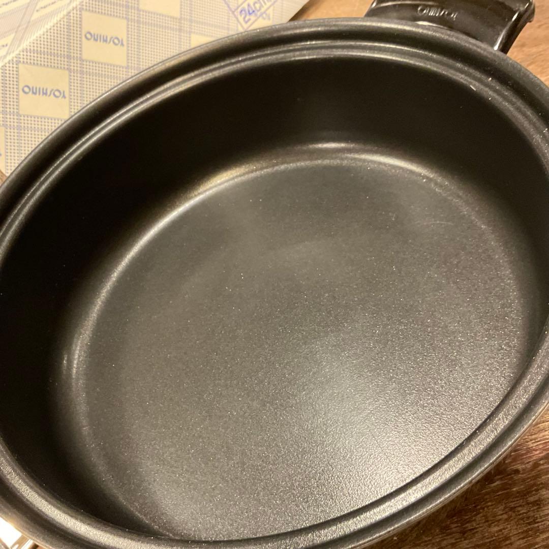 美品！ヨシノクラフト 24cm 両手浅鍋 NA-24 IH対応 YOSHINO