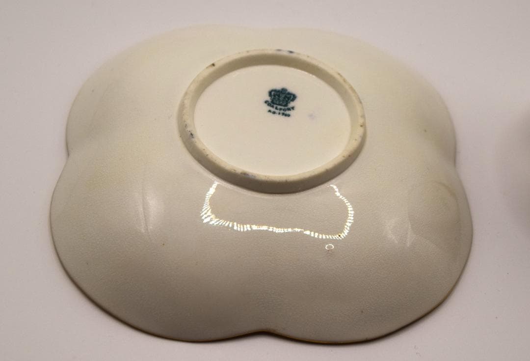 英国　コールポート　1881年～1891年頃　コーヒーカップ＆ソーサー