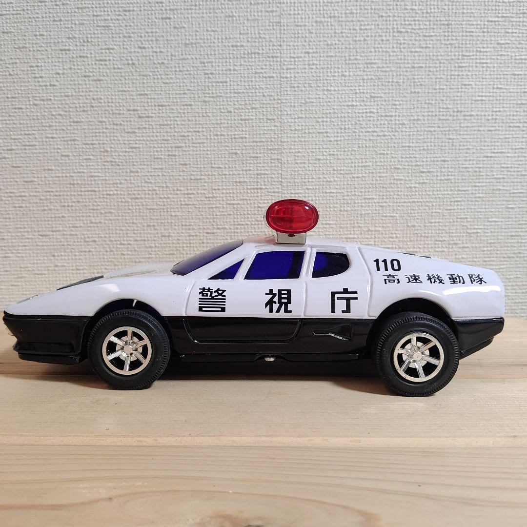 【新品】フェラーリ パトロールカー ブリキ 日本製 昭和レトロ 箱付き