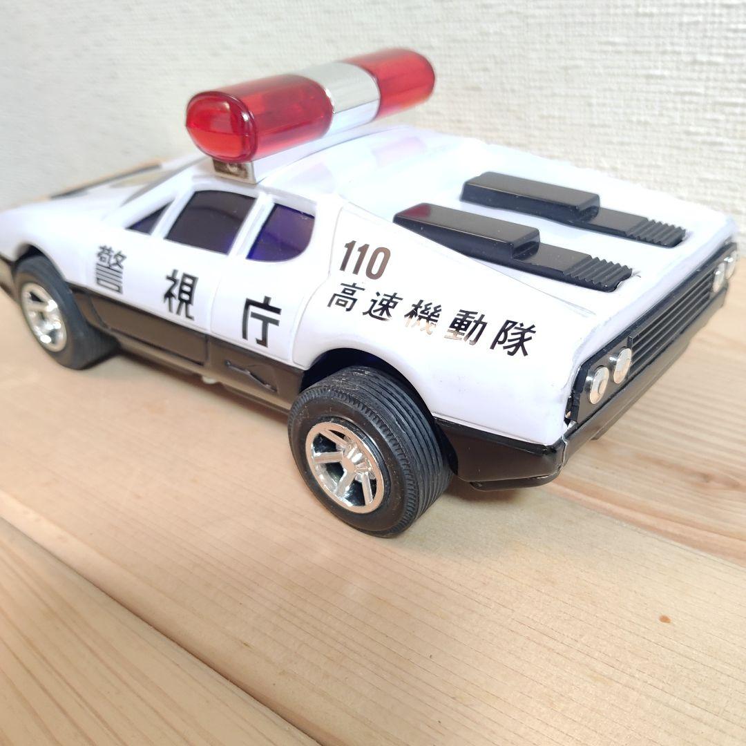 【新品】フェラーリ パトロールカー ブリキ 日本製 昭和レトロ 箱付き