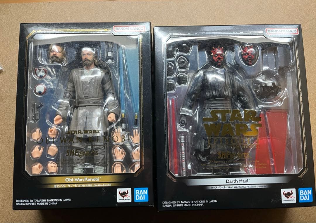 S.H.フィギュアーツ ダース・モール　オビ＝ワン・ケノービ　セット