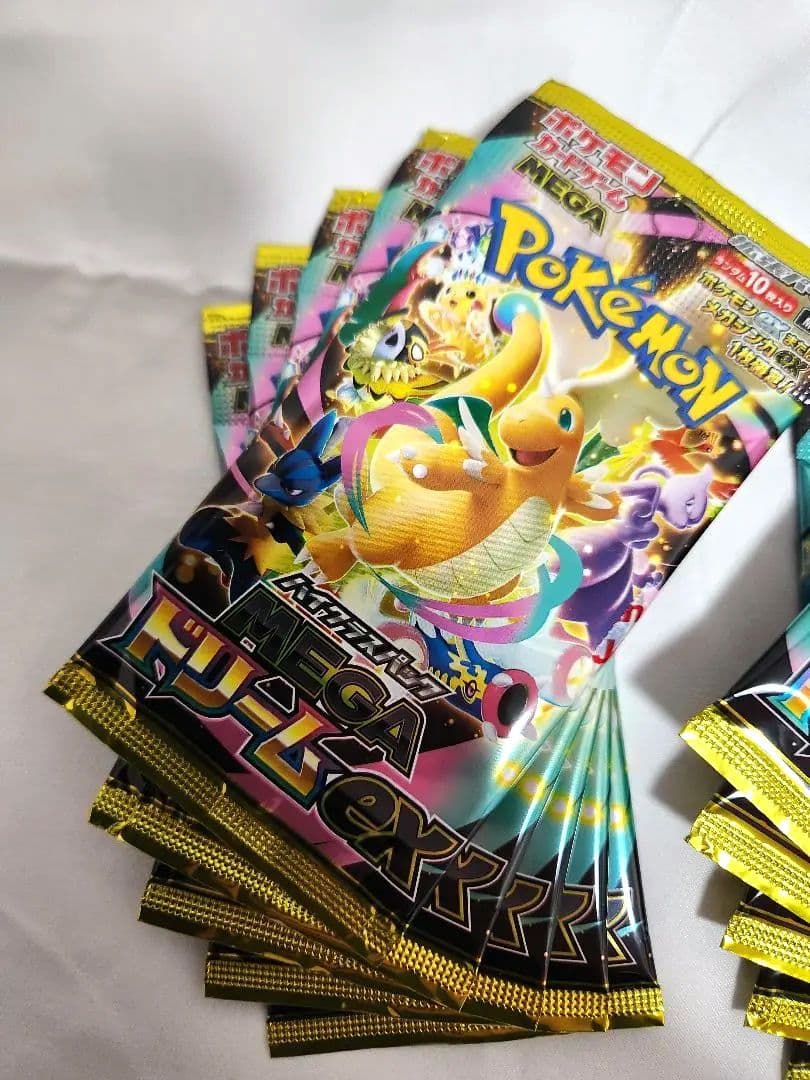 ポケモンカード ニンジャスピナーBOXとメガドリーム10パック