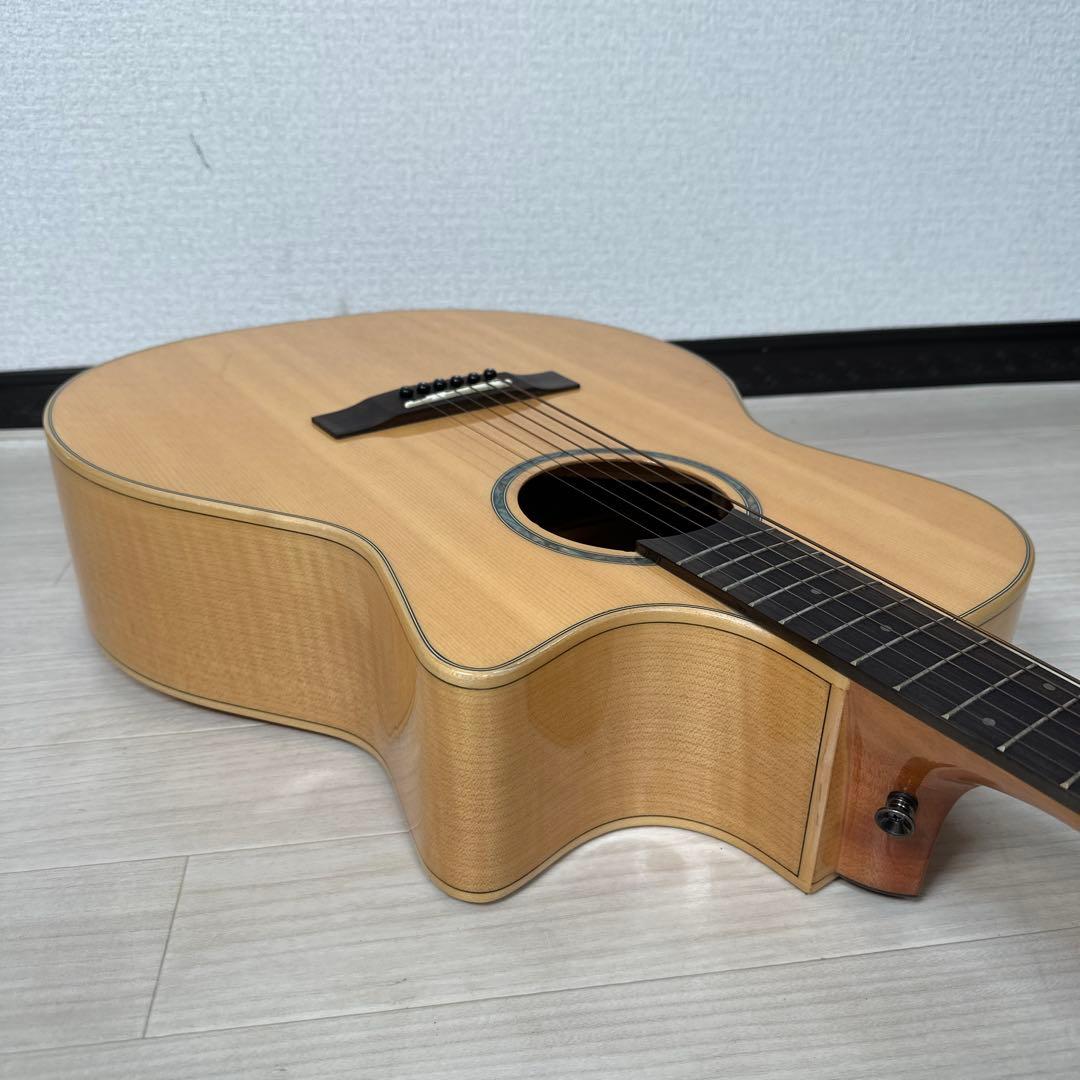 【美品】ROSSO ロッソ エレアコ ギター 虎木目 虎杢 メープル ケース付