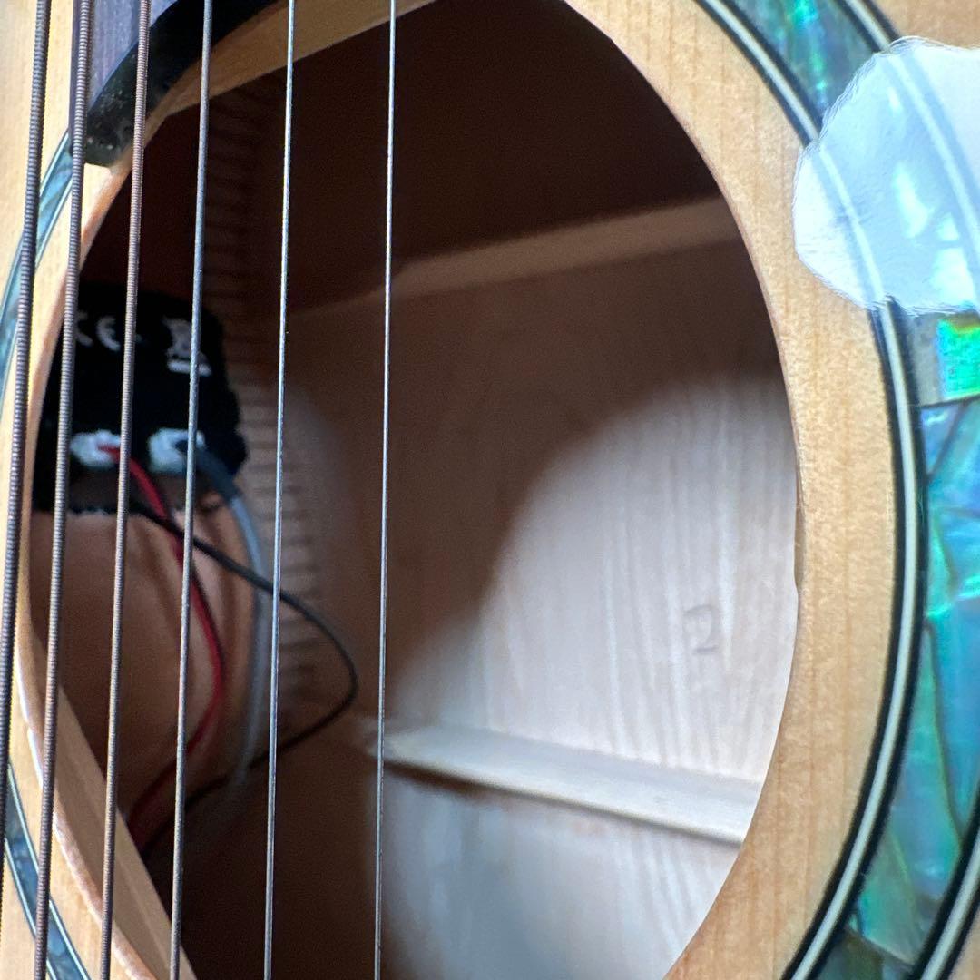 【美品】ROSSO ロッソ エレアコ ギター 虎木目 虎杢 メープル ケース付