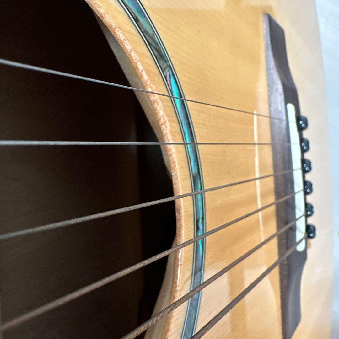 【美品】ROSSO ロッソ エレアコ ギター 虎木目 虎杢 メープル ケース付