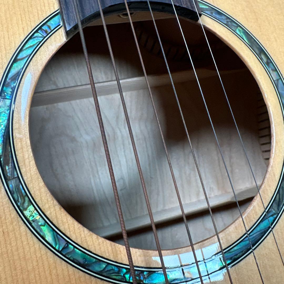 【美品】ROSSO ロッソ エレアコ ギター 虎木目 虎杢 メープル ケース付