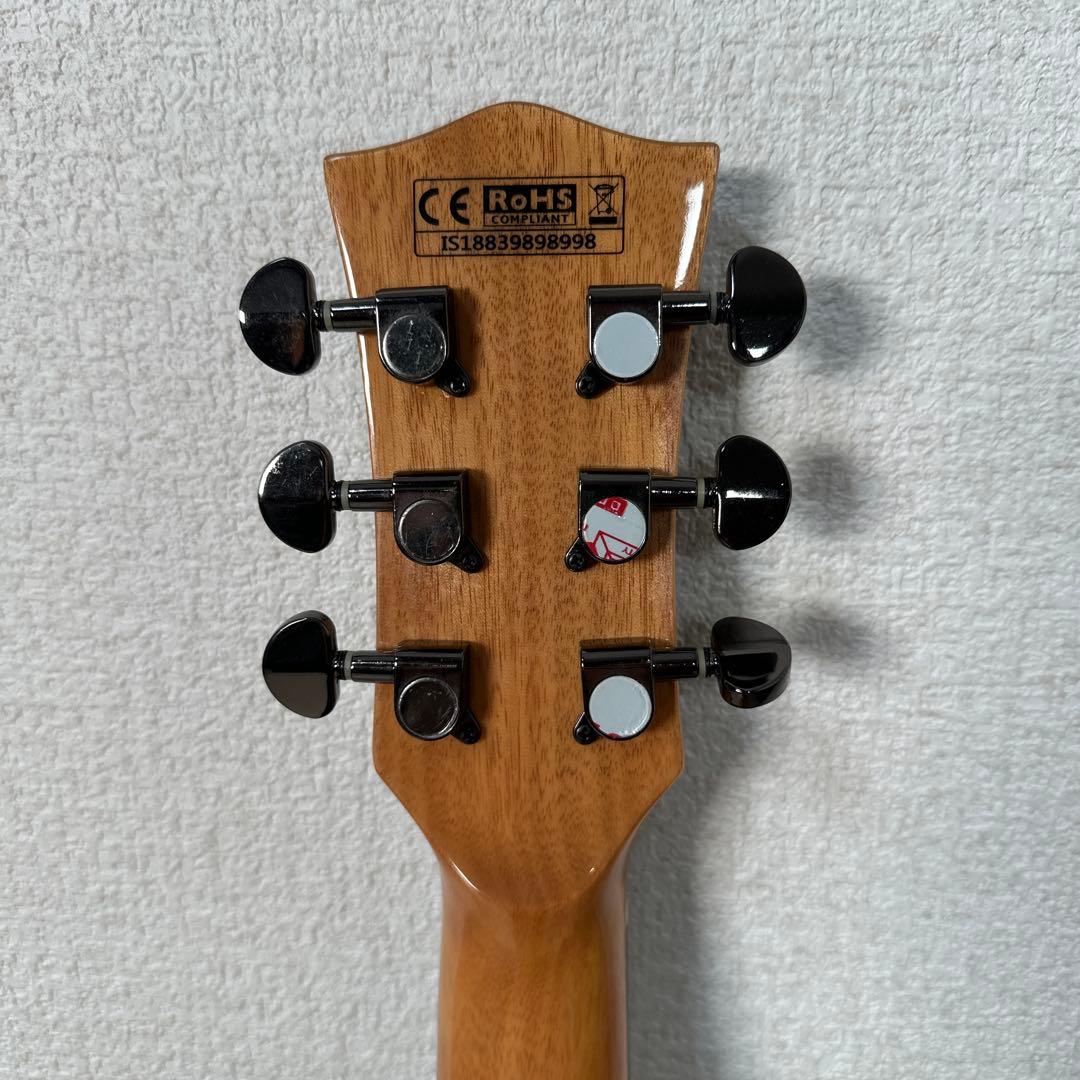 【美品】ROSSO ロッソ エレアコ ギター 虎木目 虎杢 メープル ケース付