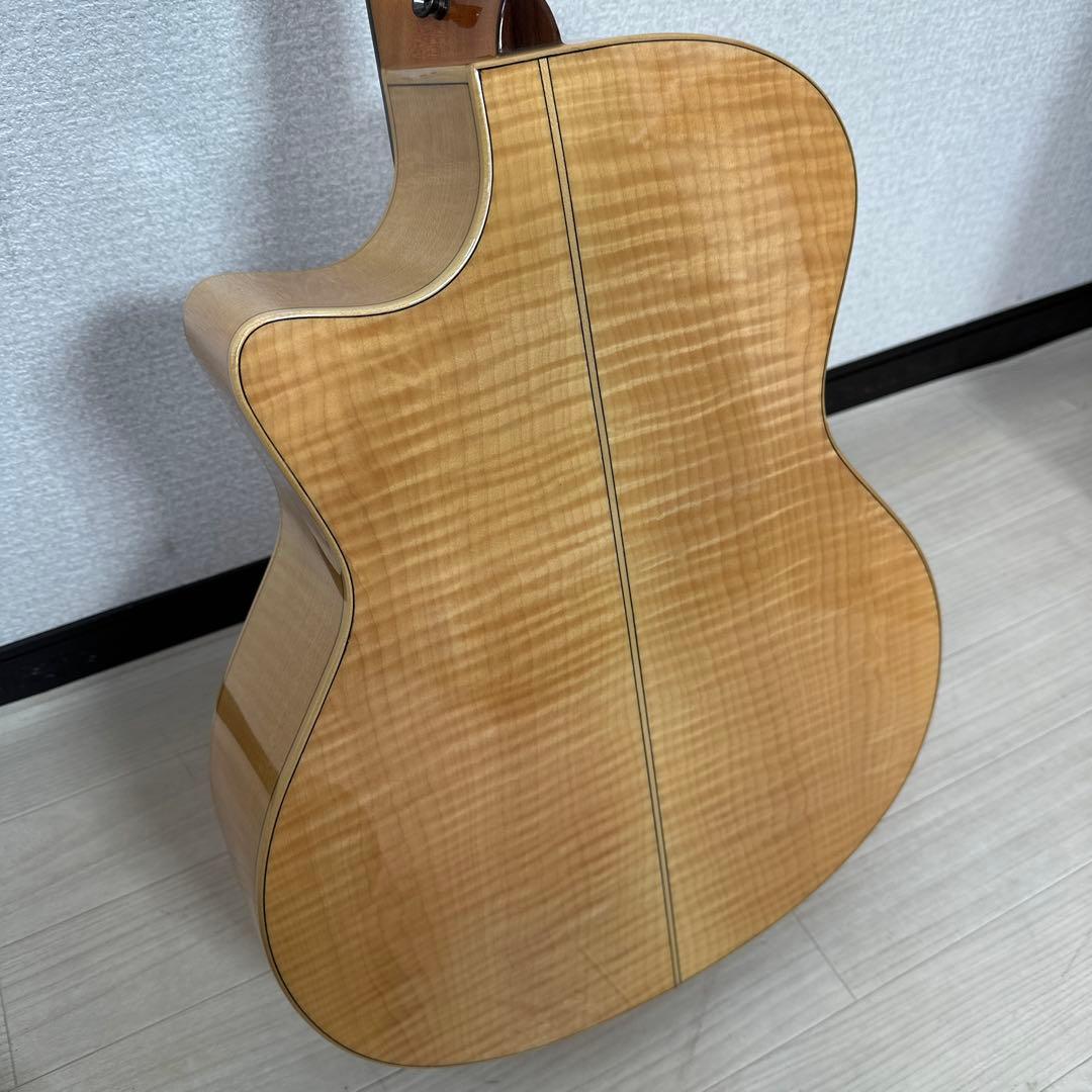 【美品】ROSSO ロッソ エレアコ ギター 虎木目 虎杢 メープル ケース付