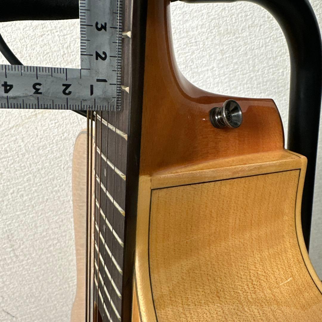 【美品】ROSSO ロッソ エレアコ ギター 虎木目 虎杢 メープル ケース付