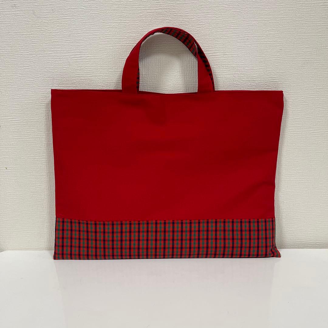 ファミリア風チェック　入学入園グッズ