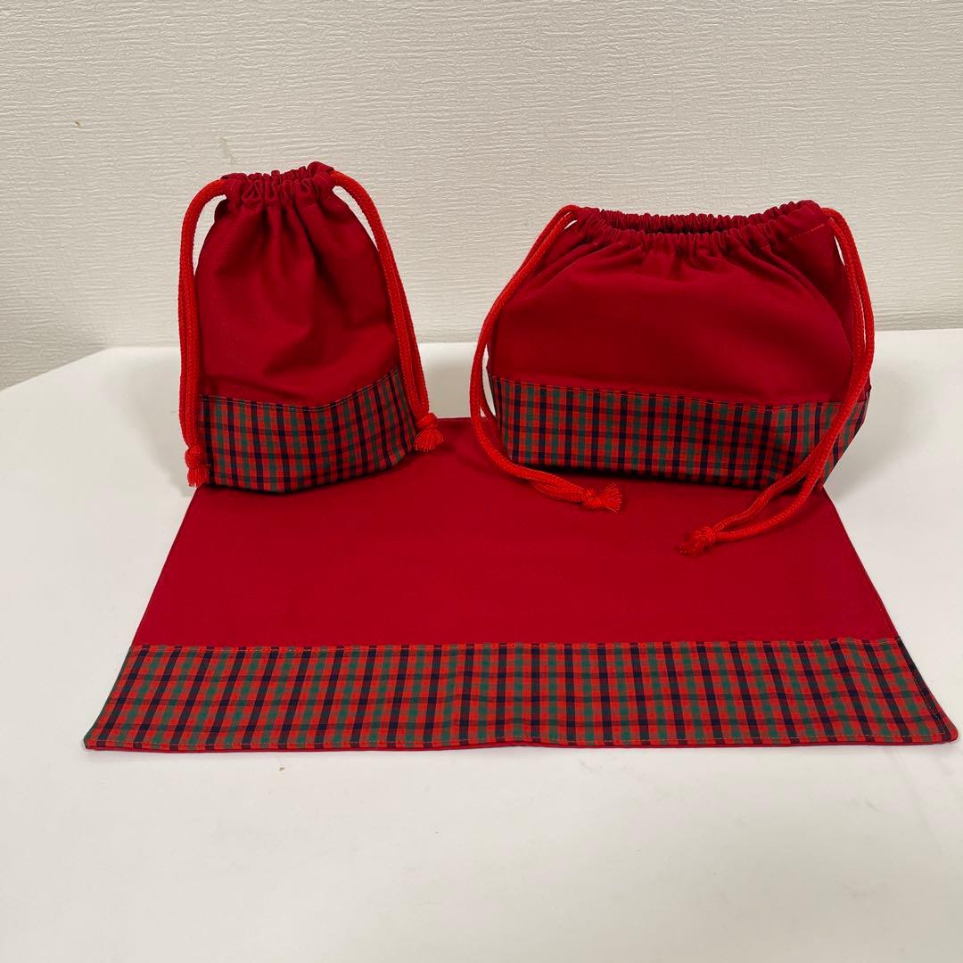 ファミリア風チェック　入学入園グッズ