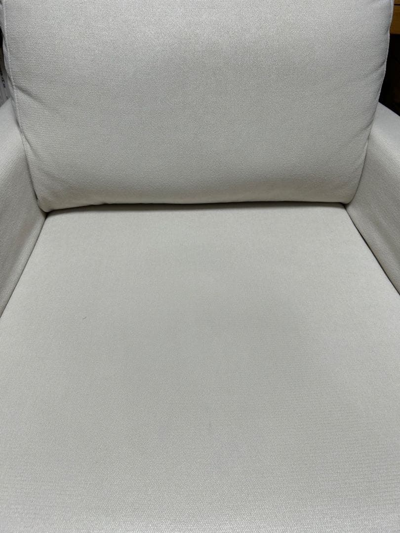 【送料込】高野木工　レオソファ 1人掛け （アイボリー）