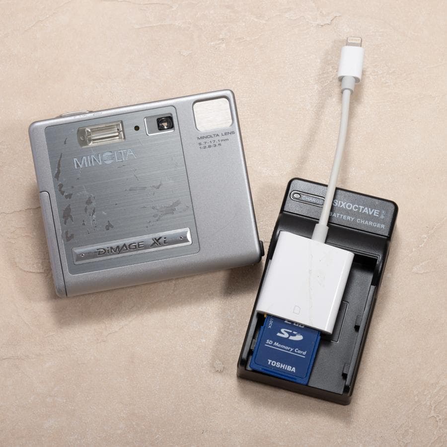【スマホ転送OK】MINOLTA DIMAGE Xi シルバー 動作確認済み