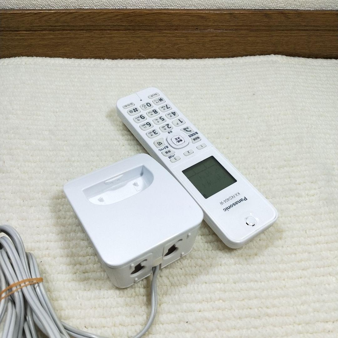 PanasonicパナソニックFAXファックス 電話子機KX-FKD404-W⑮