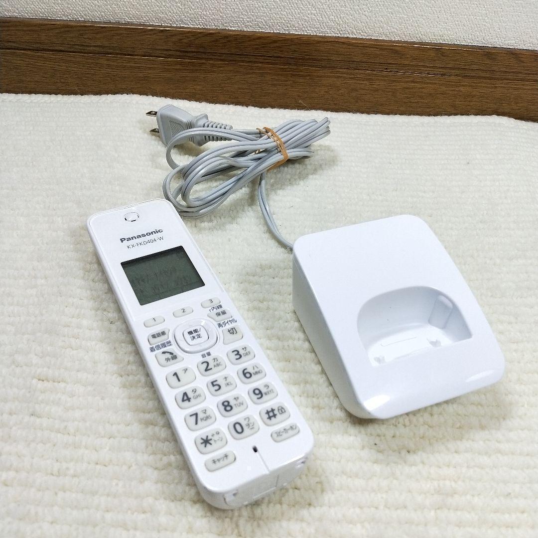 PanasonicパナソニックFAXファックス 電話子機KX-FKD404-W⑮