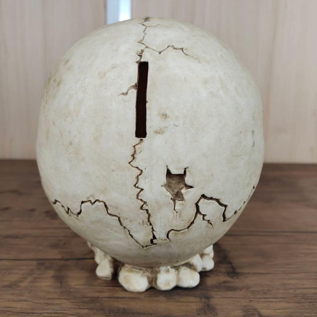 【まとめてお得】スカル　ドクロ　貯金箱　置物　チェーン　まとめ