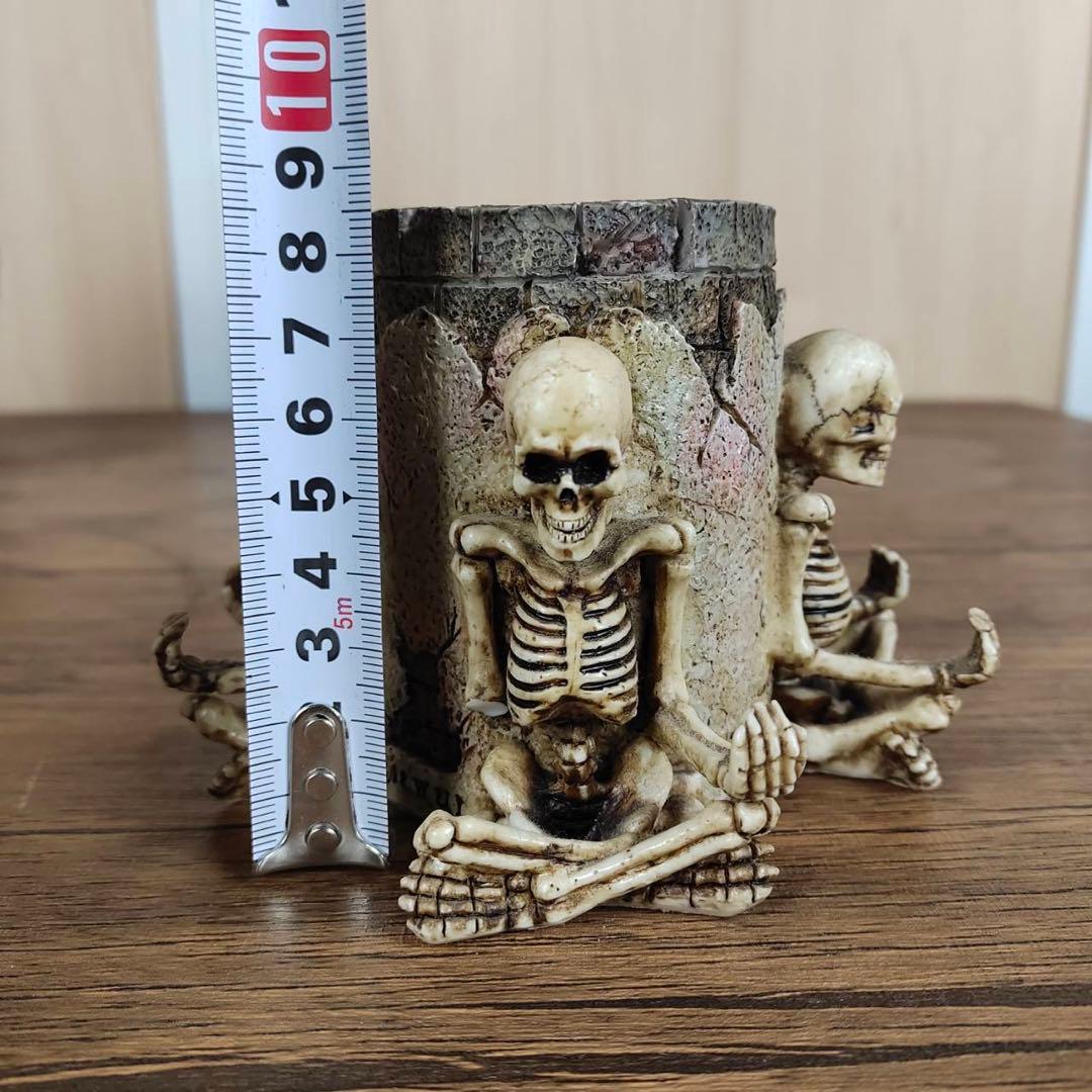 【まとめてお得】スカル　ドクロ　貯金箱　置物　チェーン　まとめ