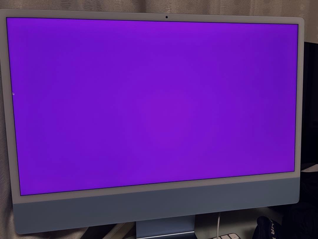 【美品】Apple iMac 24インチ ブルー M1 8コアCPU