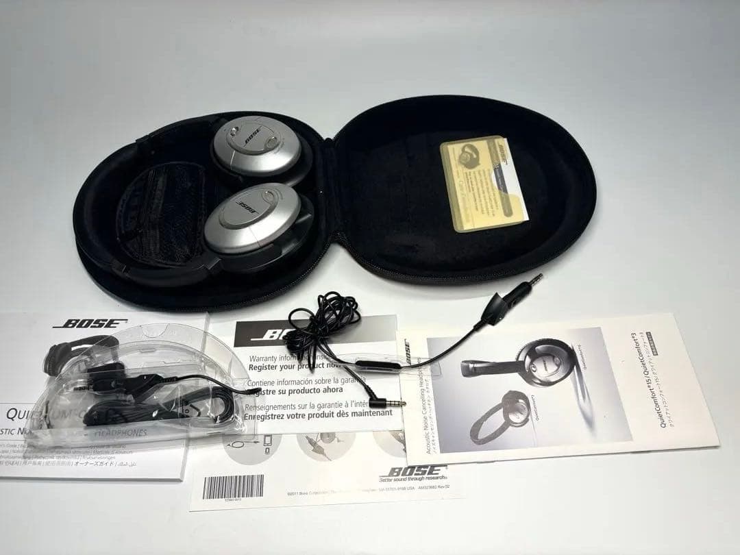 BOSE QC15 Bluetooth対応動作済みヘッドパット&イヤーパッド新品