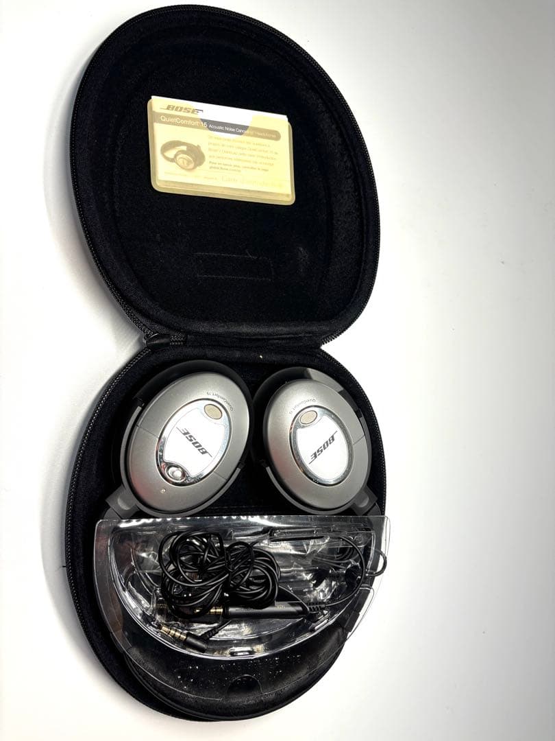 BOSE QC15 Bluetooth対応動作済みヘッドパット&イヤーパッド新品