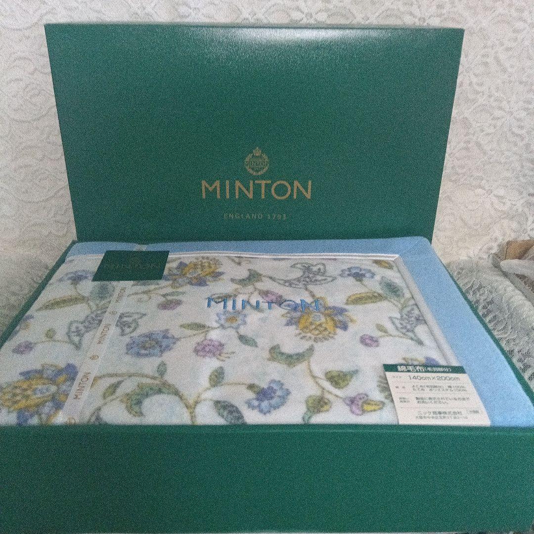 MINTON 花柄ブランケット 140x200cm