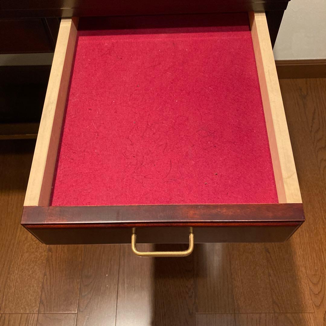 【希少品】三面鏡ドレッサー・高級漆家具（モリシゲ）&椅子