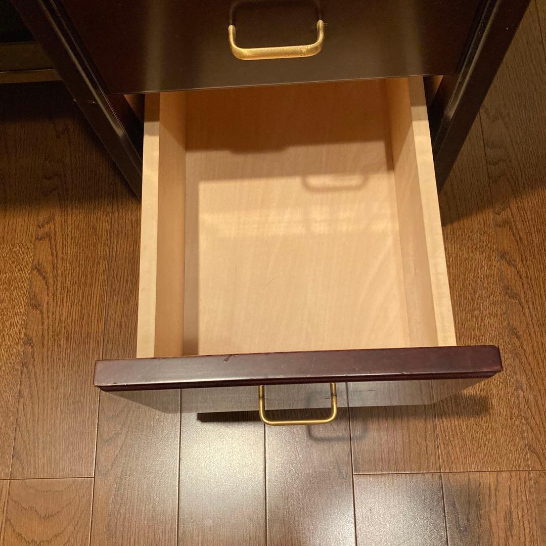 【希少品】三面鏡ドレッサー・高級漆家具（モリシゲ）&椅子