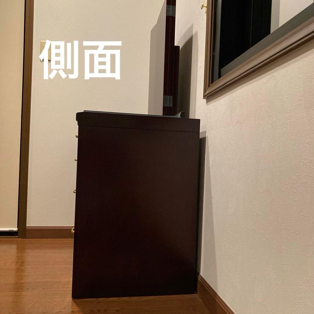 【希少品】三面鏡ドレッサー・高級漆家具（モリシゲ）&椅子