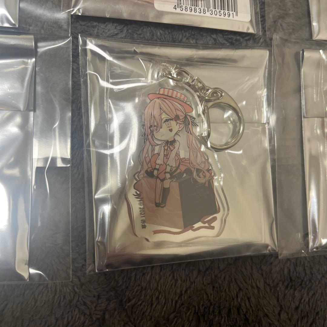 バラ売り不可　赤倉　チョコケーキ6姉妹　アクリルキーホルダー　コンプリート
