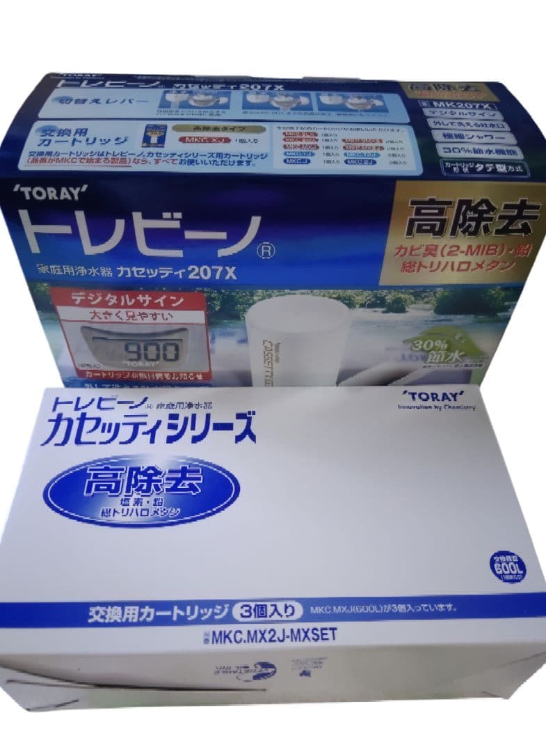 TORAY トレビーノR カセッティ207X 家庭用浄水器 カートリッジ3個