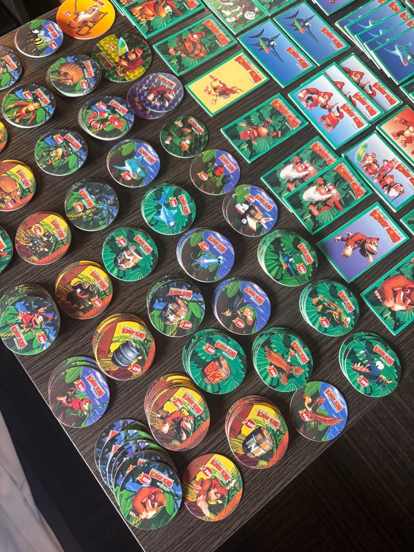 スーパー ドンキーコング メンコ 約255枚セット 当時物　任天堂　キラ　大量