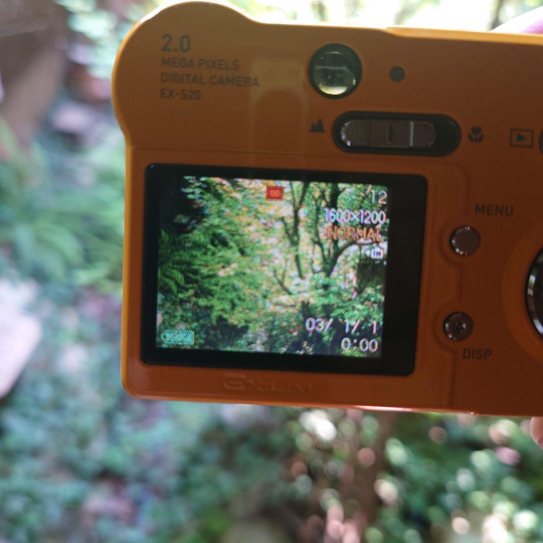 CASIO EXILIM EX-S20 イエロー 2.0メガピクセル