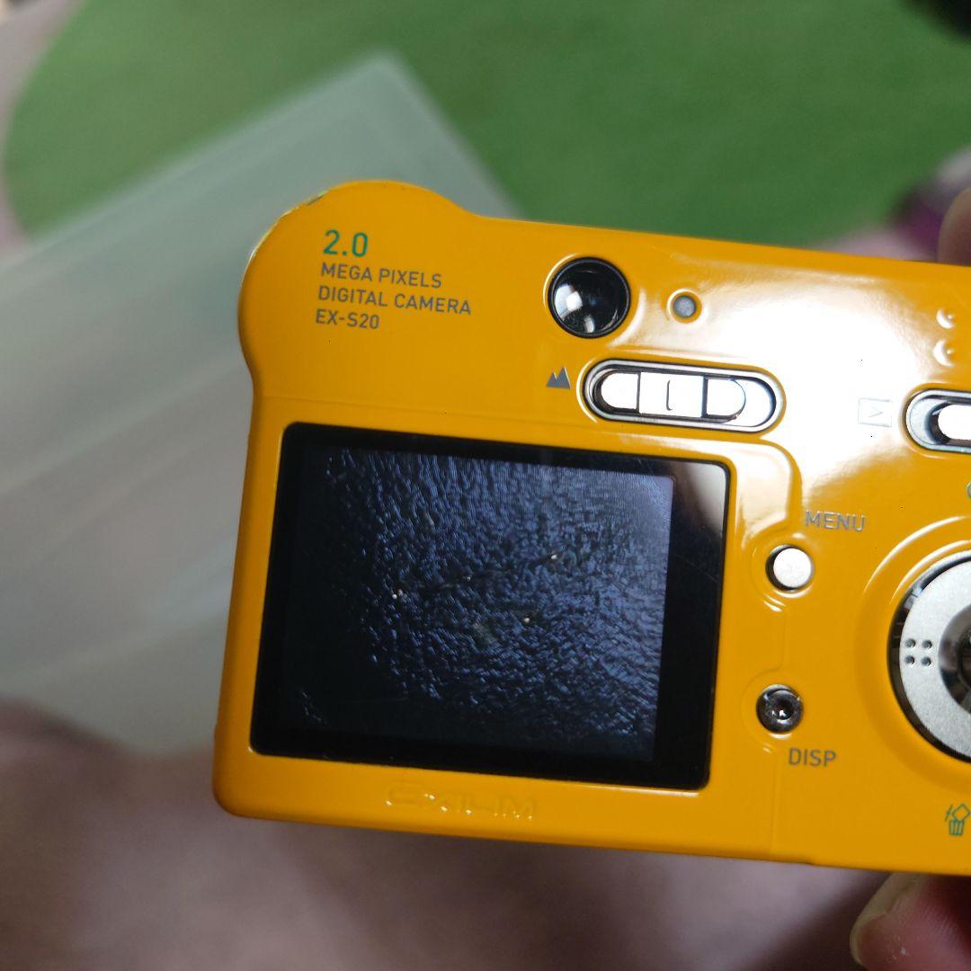 CASIO EXILIM EX-S20 イエロー 2.0メガピクセル