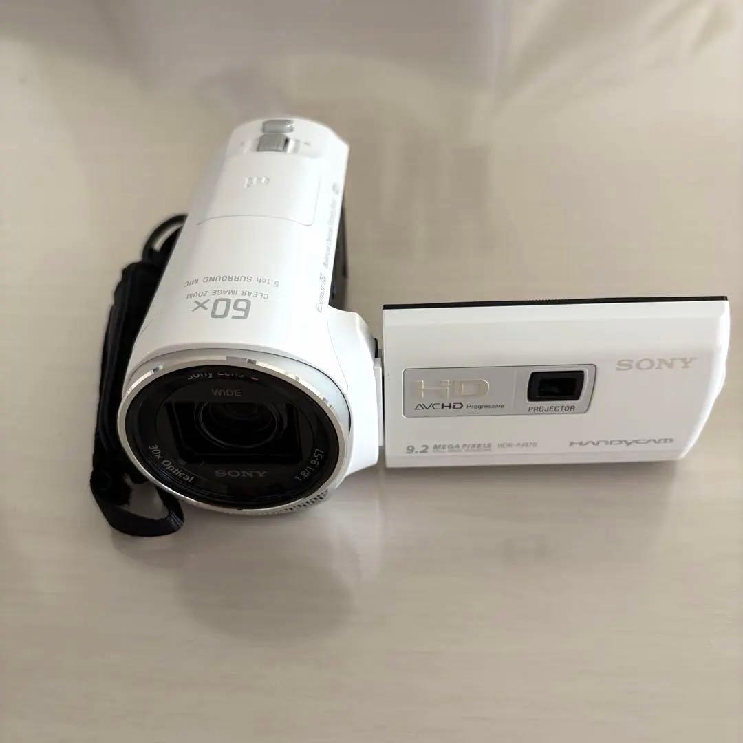 ○まみえもん○SONY HDR-PJ670 ホワイト
