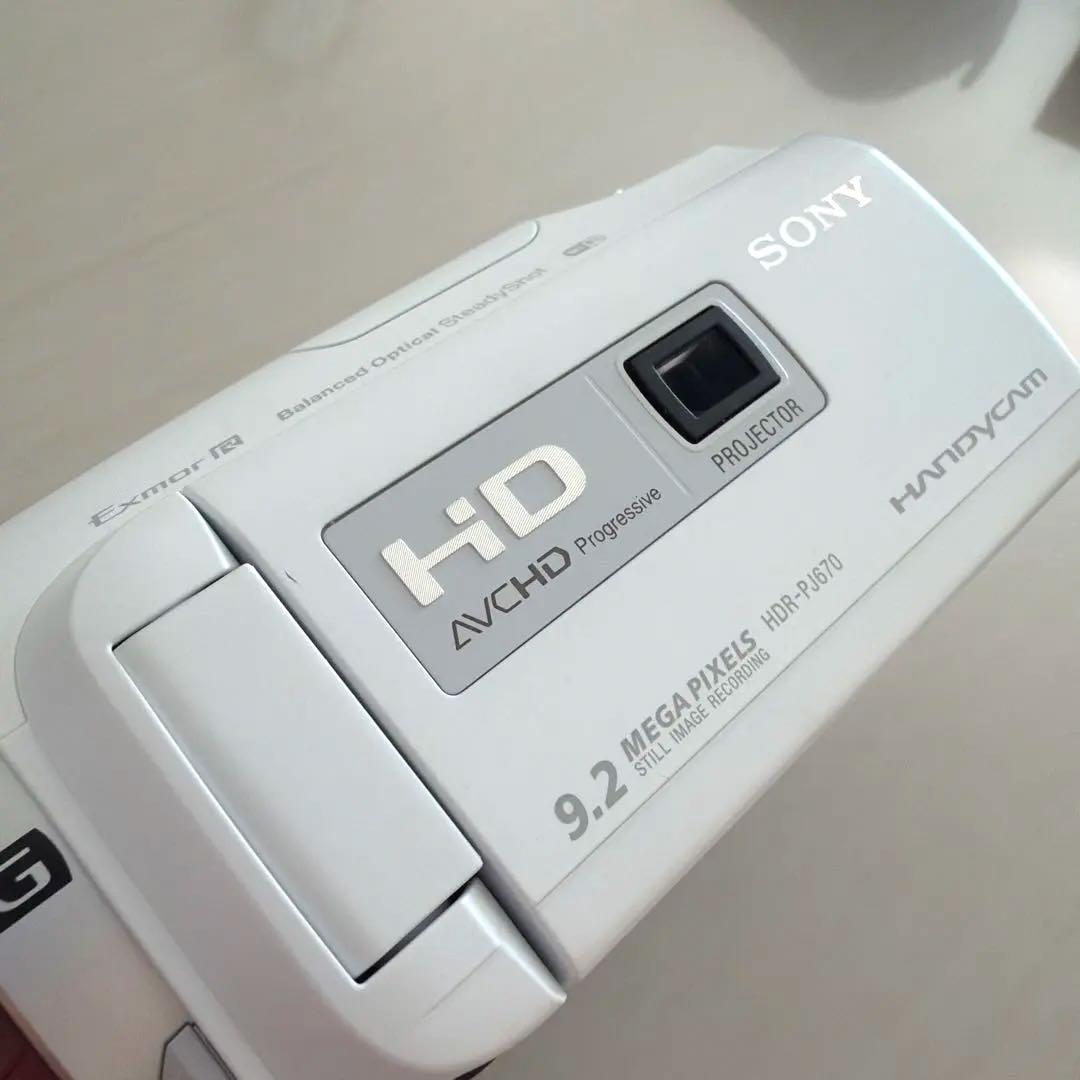 ○まみえもん○SONY HDR-PJ670 ホワイト