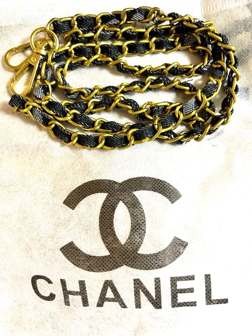 CHANELシャネル　ノベルティ デニム ショルダーバッグ　未使用品