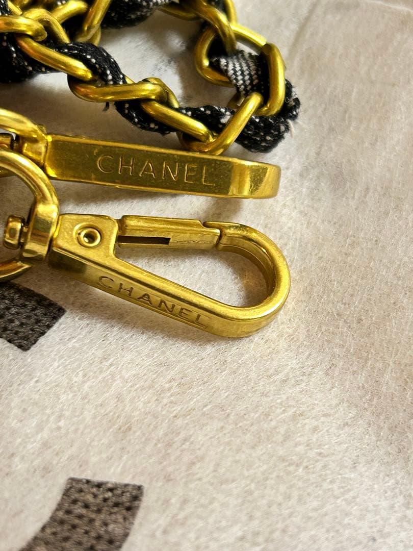 CHANELシャネル　ノベルティ デニム ショルダーバッグ　未使用品