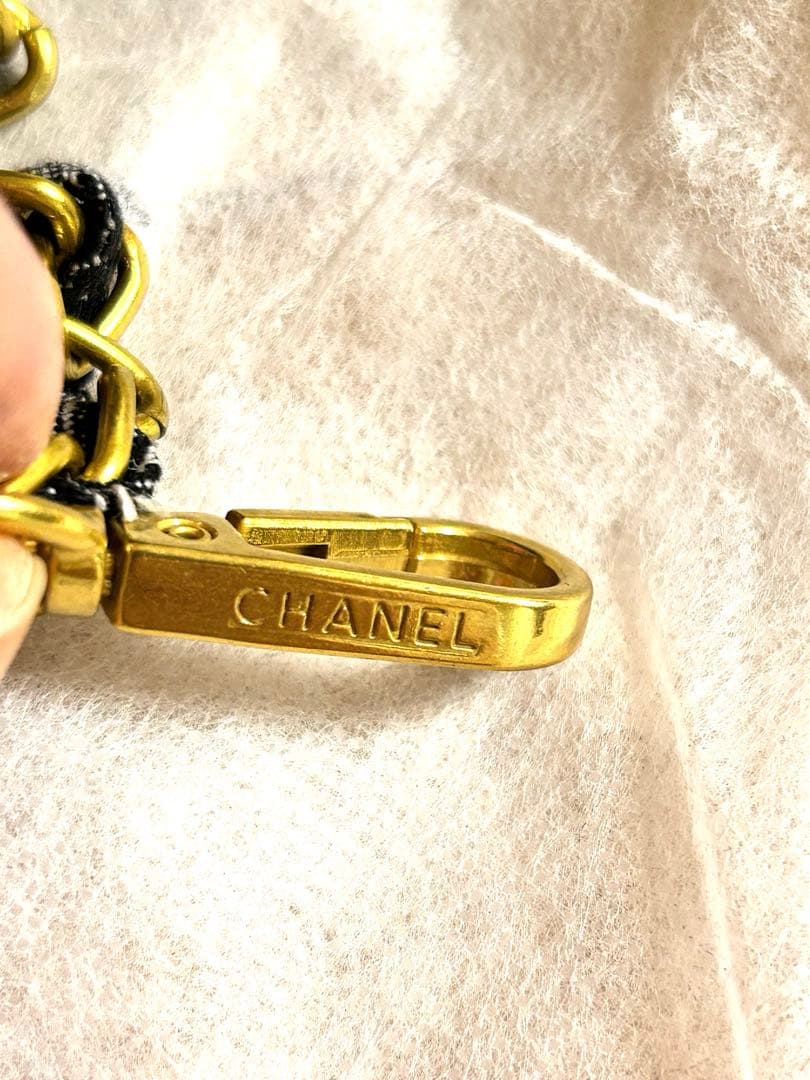 CHANELシャネル　ノベルティ デニム ショルダーバッグ　未使用品