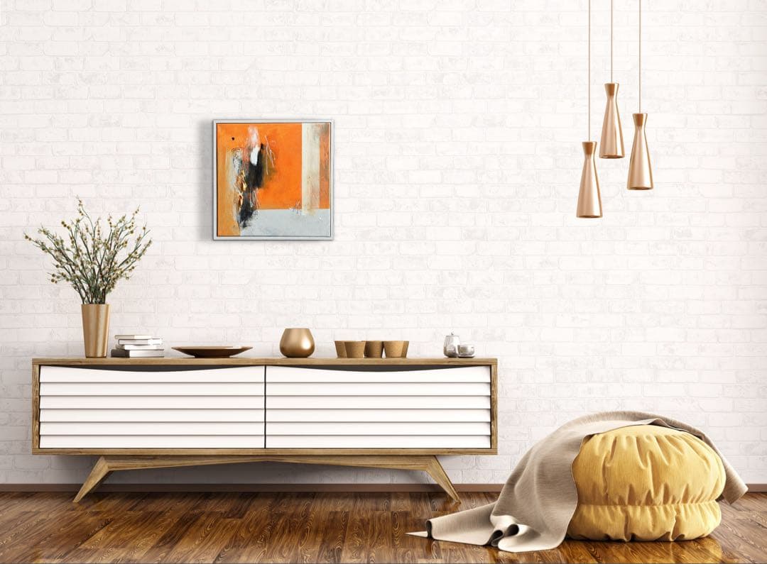 現代アート　35×35㎝　テクスチャーアート　インテリア　アートパネル　抽象画