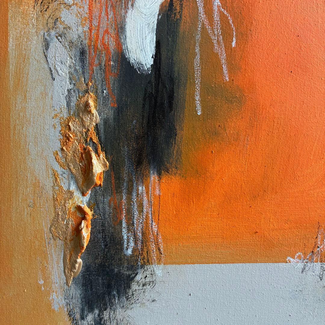 現代アート　35×35㎝　テクスチャーアート　インテリア　アートパネル　抽象画