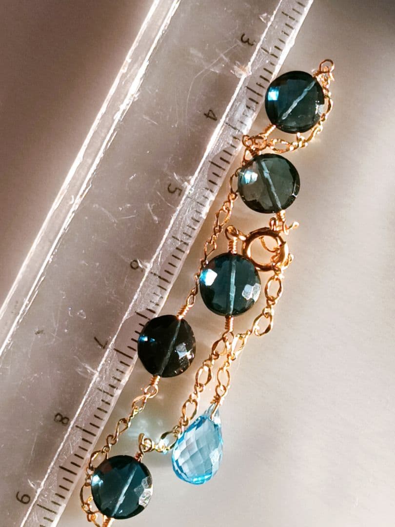 14kgf ブルーオブシディアン♡