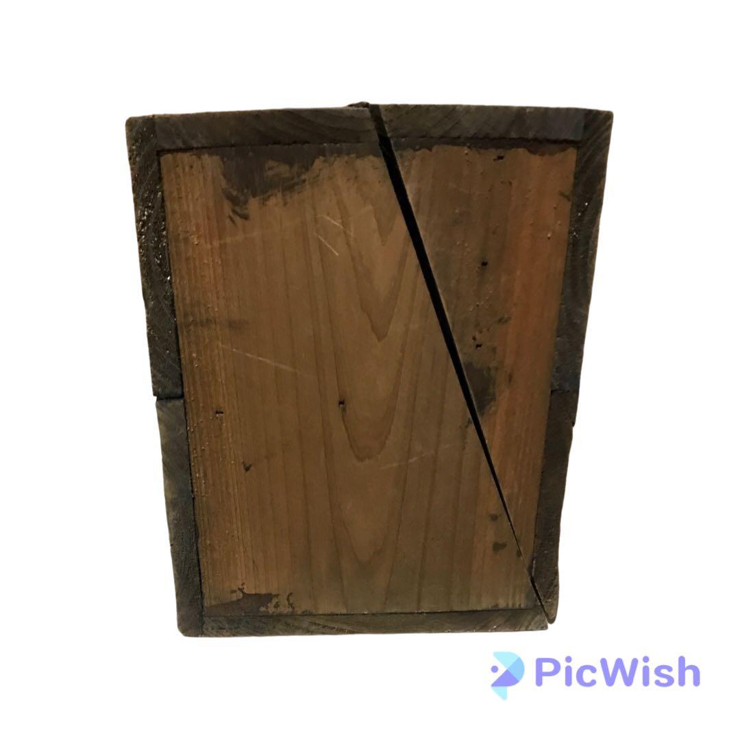 志成販売 開けると小物入れとポストカード入れになります。とじるとただの箱。です。