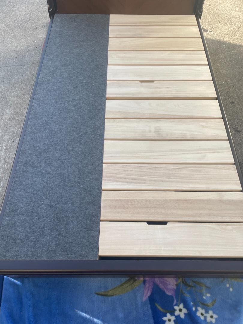 T♢918 シモンズ セミダブルベッドフレーム 引き出し付 地域限定組立送料無料